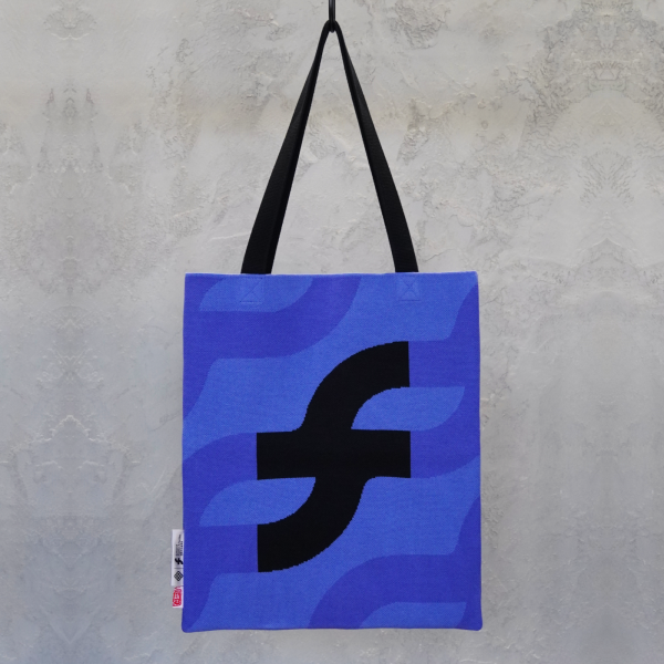SFT Logo Knit Tote Bag - Image 7