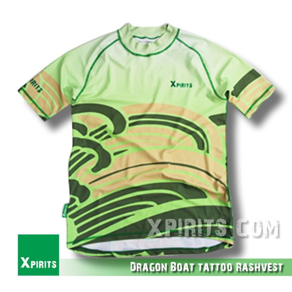 Dragon Boat tattoo Rashvest - Image 2