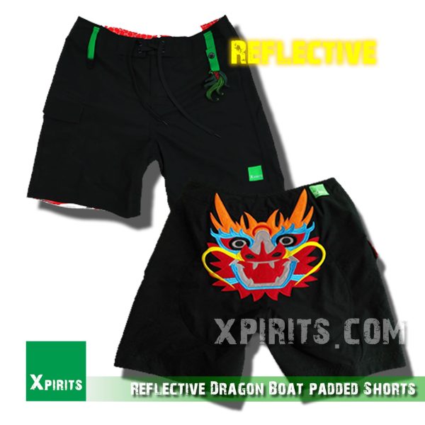 Reflective Dragon Boat Padded Shorts - Image 2