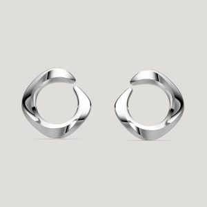 Squircle Orange Peel Stud