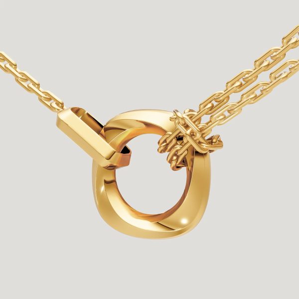 Squircle Pendant With Knotted Chain - Image 6