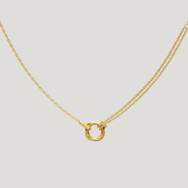 Squircle Pendant With Knotted Chain - Image 5
