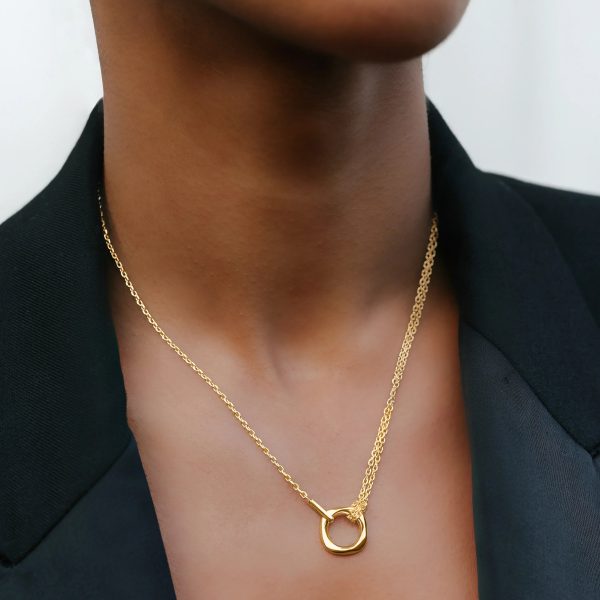 Squircle Pendant With Knotted Chain - Image 8