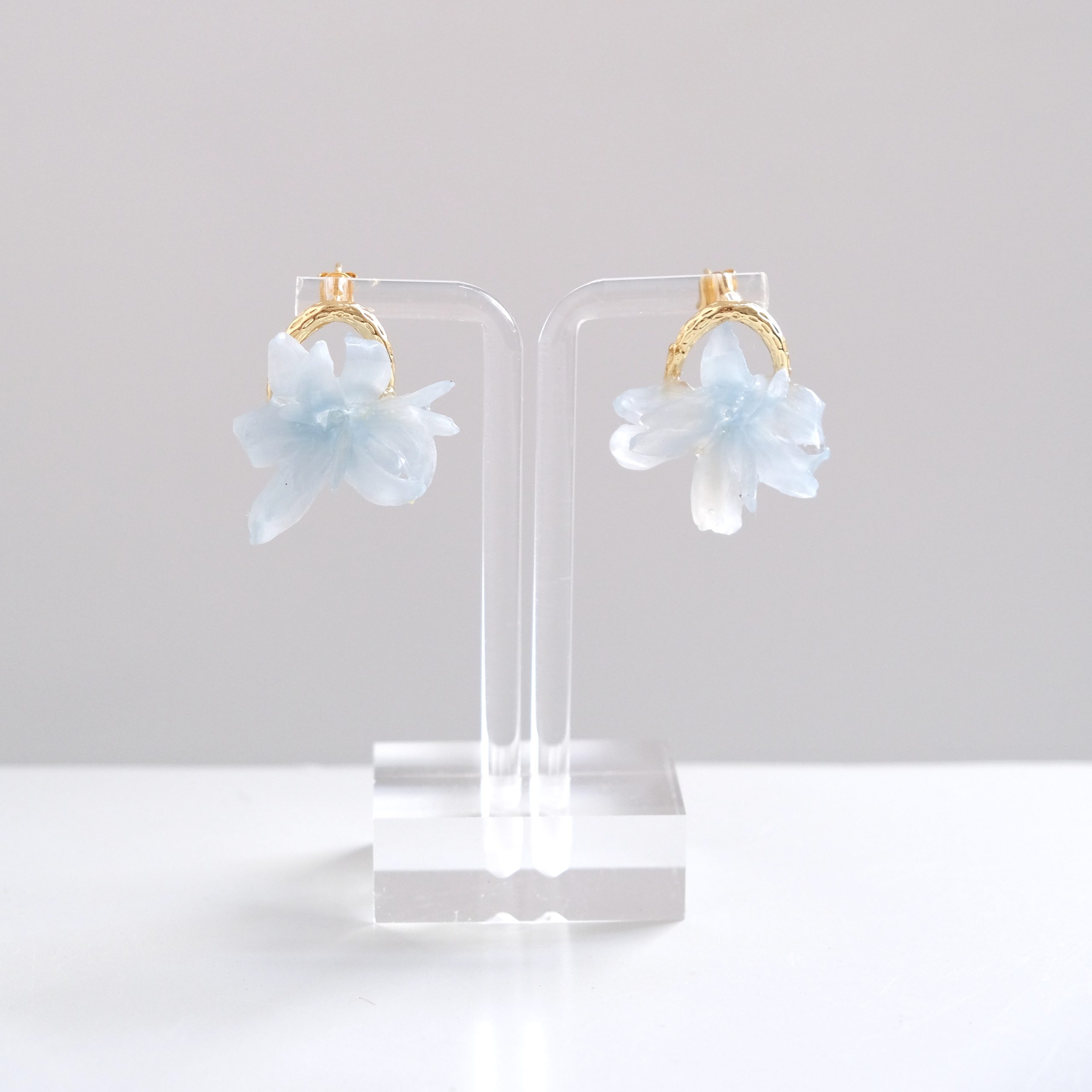 Preserved Spanish Hyacinth Earrings - Image 3