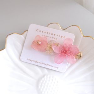 Preserved Japanese Sakura Hair Clip