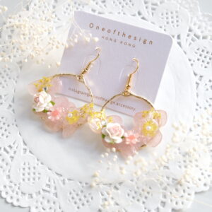 Afternoon Garden - Wreath Earrings