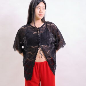 Lace short sleeve shirt