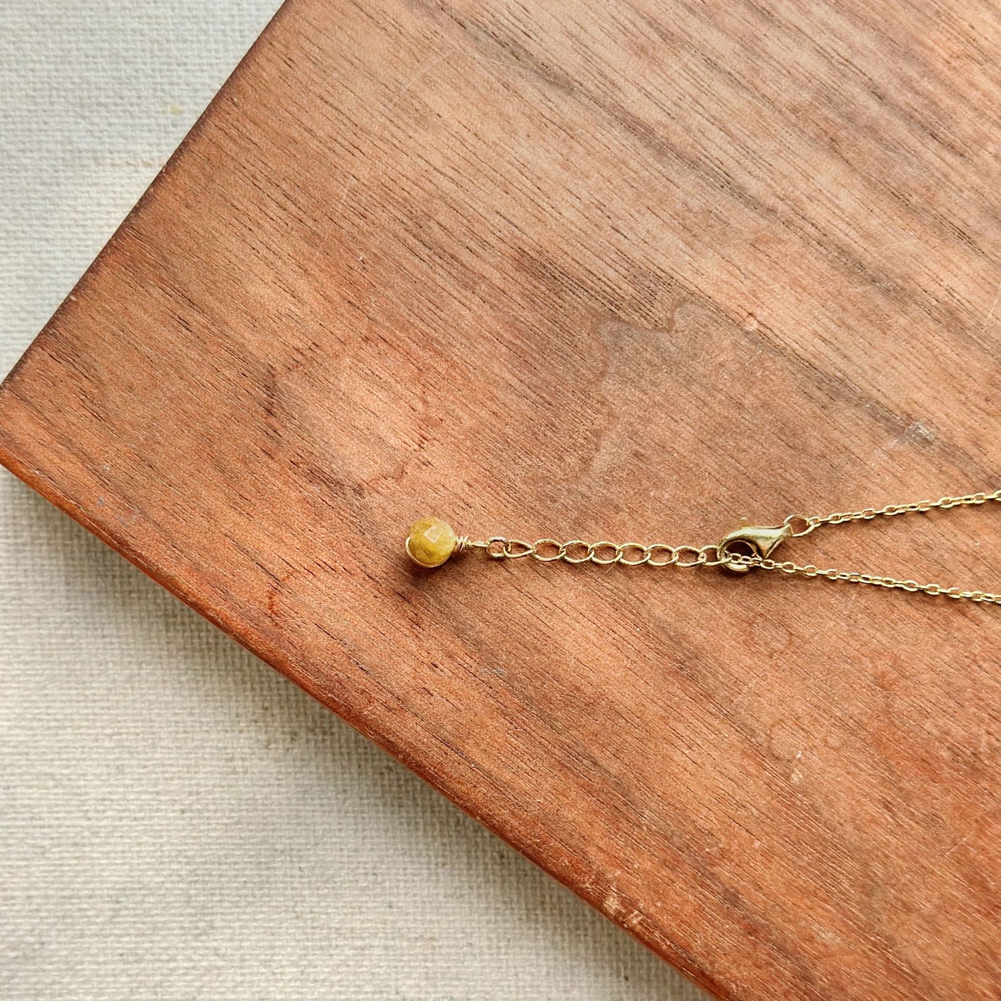 Watermelon Tourmaline 14K Gold-filled Necklace - Image 3
