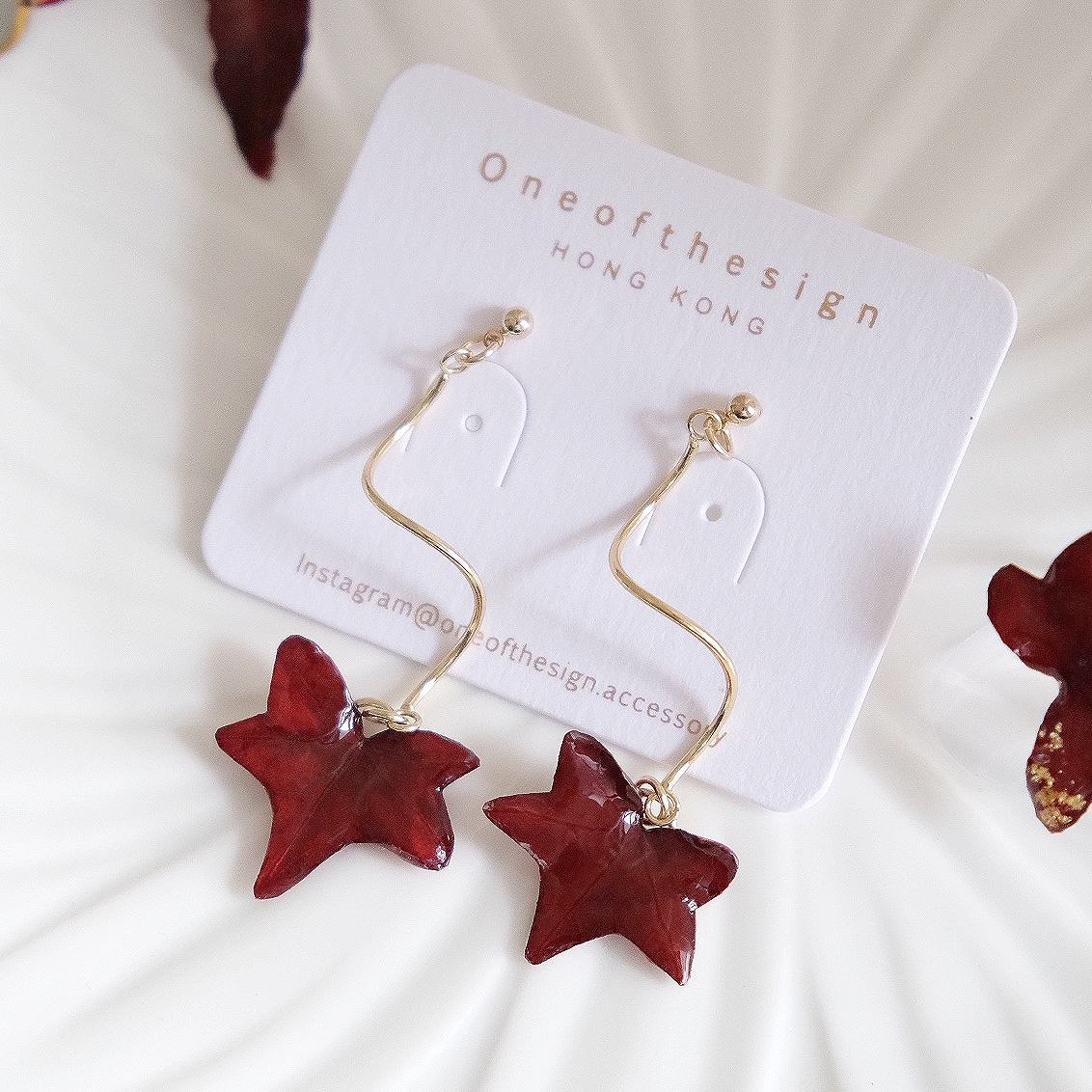 Autumn Leaves Earrings | Ring - Image 2