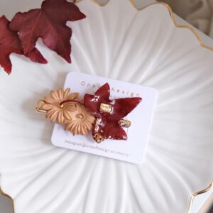 Autumn Leaves Hair Clip