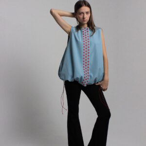 Vest with embroidery